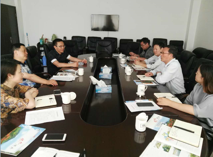 公司董事长兼总经理王叙宇率队赴修水县考察