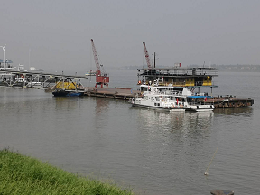 江山湖景水上旅游项目市区码头考察